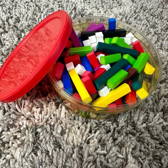 Learning Resources Blocks Small Group Set Counting Sticks Math Manipulative - Picture 1 of 13